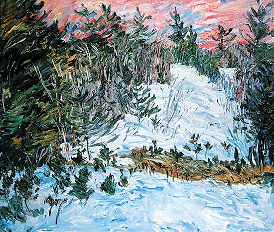 #77.1 ~ Steinhoff - Winter Evening, Lake of the Woods