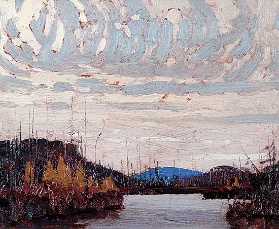 #78 ~ Thomson - Untitled - Dawn on Round Lake [Kawawaymog Lake]