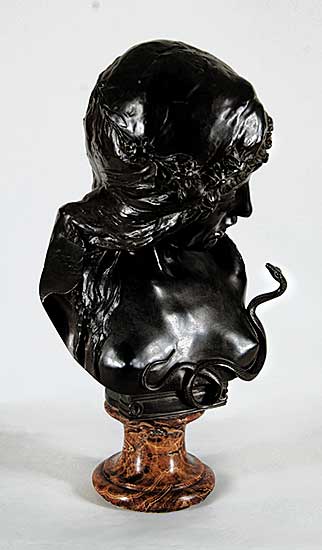 #210 ~ de Rudder - Untitled - Young Lady and Serpent