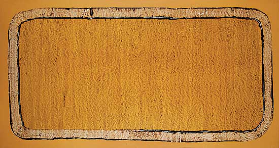 #314 ~ McKay - Untitled - Yellow and Brown Abstract