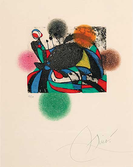 #318 ~ Miro - Colombine Entre Chien et Loup  #16/50