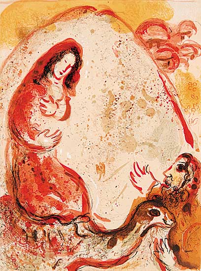 #427 ~ Chagall - Rachel Hides her Father's Household Gods
