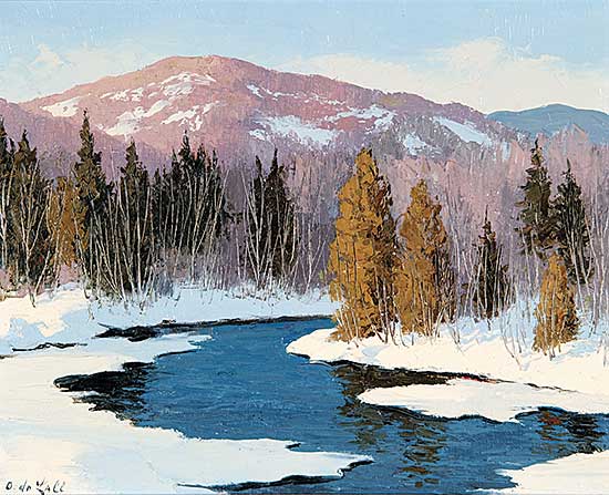 #437 ~ de Lall - Untitled - Spring Thaw