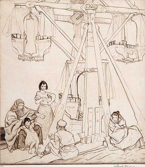 #444 ~ Flint - Untitled - The Old Ferris Wheel  #XV