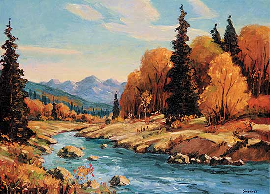 #448 ~ Gonsalves - Untitled - Kananaskis Splendor