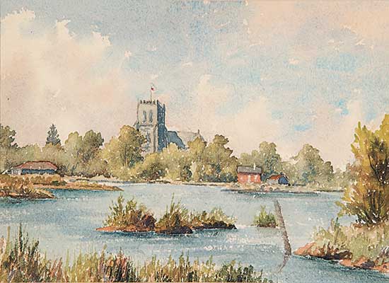#457 ~ Harvey - Untitled - A View of the Castle