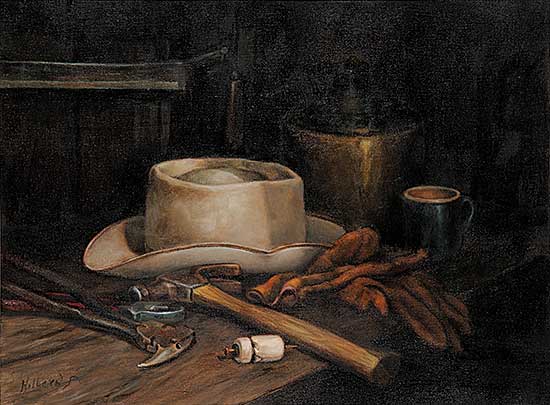 #462 ~ Hilburn - Untitled - Hat and Hammer