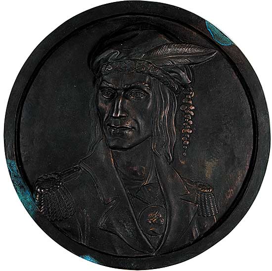 #528 ~ School - Untitled - Portrait of Tecumseh