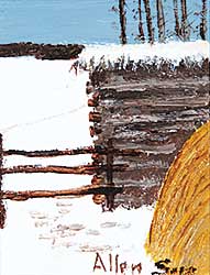 #74.5 ~ Sapp - Haystack Inside Wood Fence