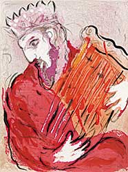 #425 ~ Chagall - David and his Harp