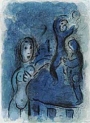 #428 ~ Chagall - Rahab and the Spies of Jericho