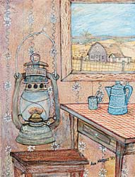 #452 ~ Harbuz - Untitled - The Oil Lamp in the Kitchen
