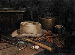 #462 ~ Hilburn - Untitled - Hat and Hammer