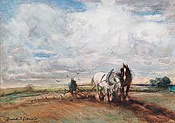 #521 ~ Robertson - Untitled - Ploughing the Fields