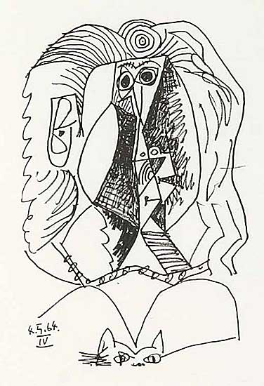 #262 ~ Picasso - Untitled - 4.5.64. IV
