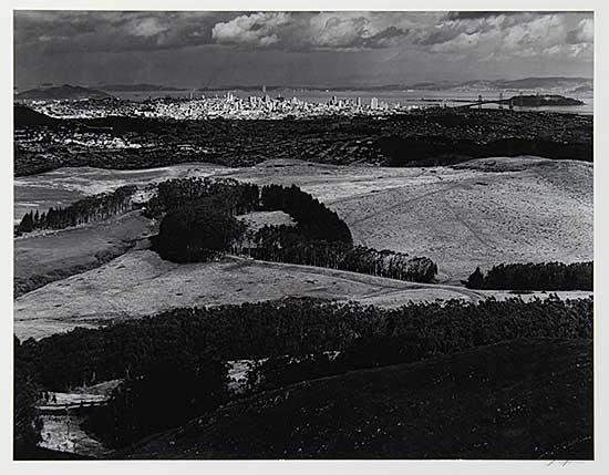 #202 ~ Adams - San Francisco from San Bruno Mountain, California, 1953