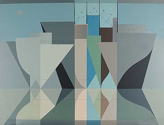 #347 ~ Binning - Ships in Classical Calm [1948]