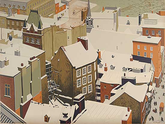 #407 ~ Taylor - Roof Tops - Quebec