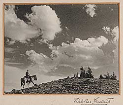 #220 ~ Morant - Untitled - Horse Rider on Hill Top