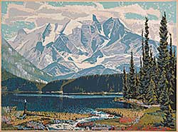 #356 ~ Collier - Untitled - Alpine Lake