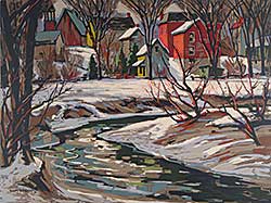 #402 ~ Roberts - Village in Winter