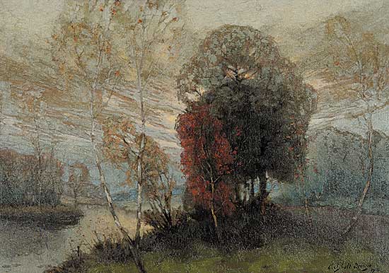 #19 ~ Browne - Untitled - Trees on the River