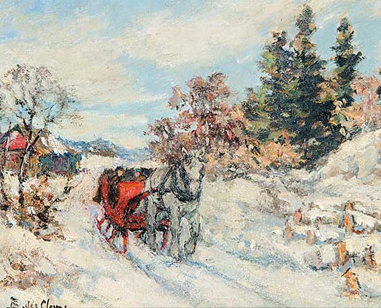 #29 ~ des Clayes - The Red Sleigh