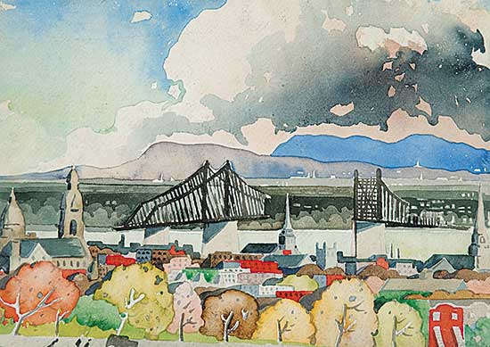#34 ~ Fortin - Pont Jacques Cartier en Construction