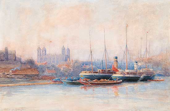 #59 ~ Knowles - Evening on the Thames