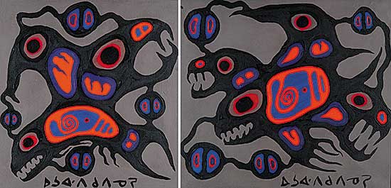 #78 ~ Morrisseau - Arrangements on Tan