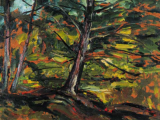 #112 ~ Stevenson - Tree Near a Brook
