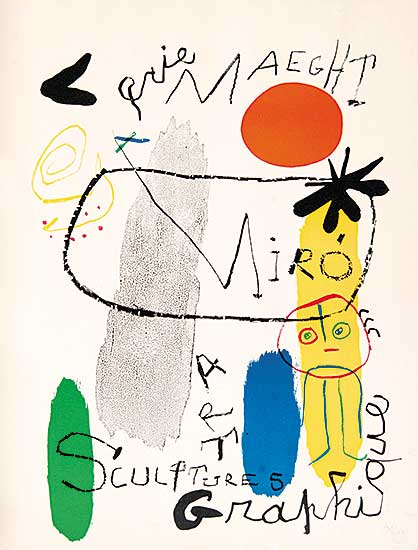 #315 ~ Miro - Galerie Maeght - Miro, Sculpture, Art, Graphics
