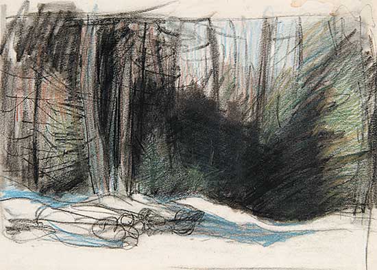 #424 ~ Coburn - Untitled - Log Pile Near Melbourne