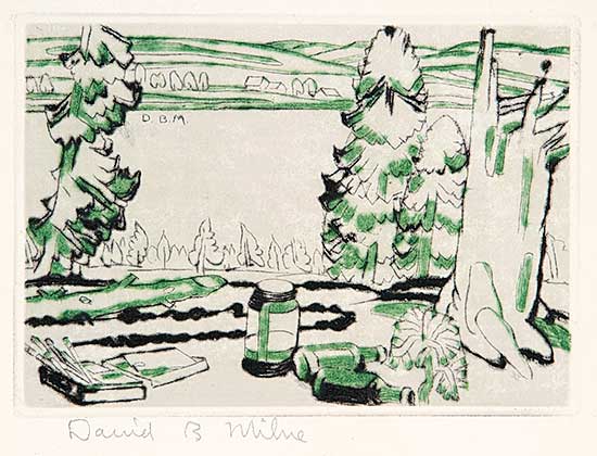 #483 ~ Milne - Painting Place / Hilltop