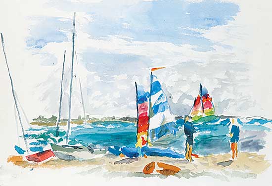 #499 ~ Perehudoff - Sailing, Redberry Lake