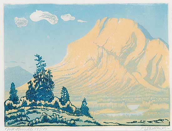 #511 ~ Shelton - Mount Rundle [Rockface]  #18/100