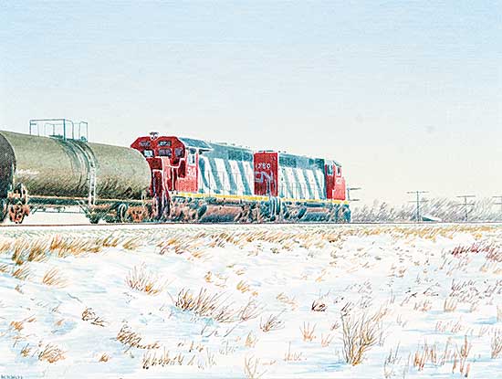#528 ~ Webb - Eastbound Freight