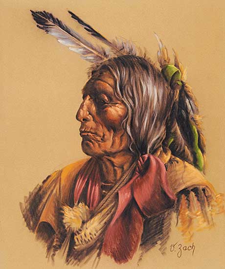 #538 ~ Zach - Untitled - Wise Warrior