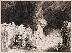 #225 ~ Rembrandt - The Presentation in the Temple: Oblong Plate