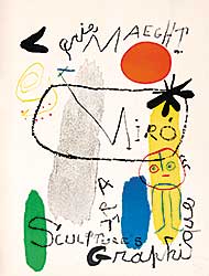 #315 ~ Miro - Galerie Maeght - Miro, Sculpture, Art, Graphics