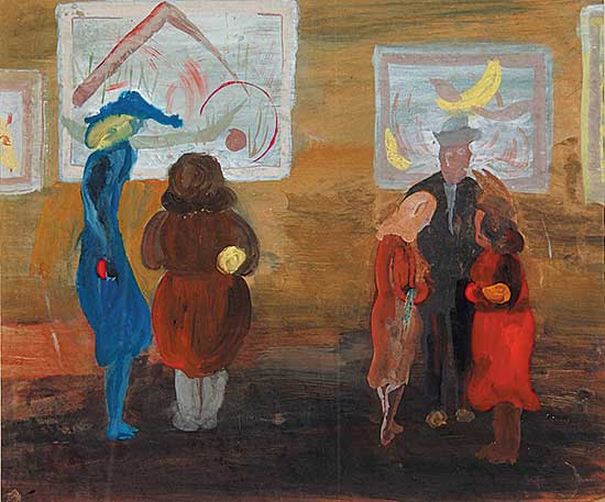 #613 ~ Barnard - Opening of the Manitoba Society of Artists Exhibition