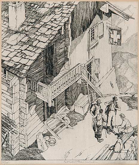 #621 ~ Beaumont - Untitled - Preparing for the Climb  #25/100