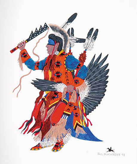 #626 ~ Blackrider - Mens Traditional Dancer - Whip Man