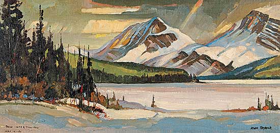 #640 ~ Byrne - Bow Lake and Bow Peak