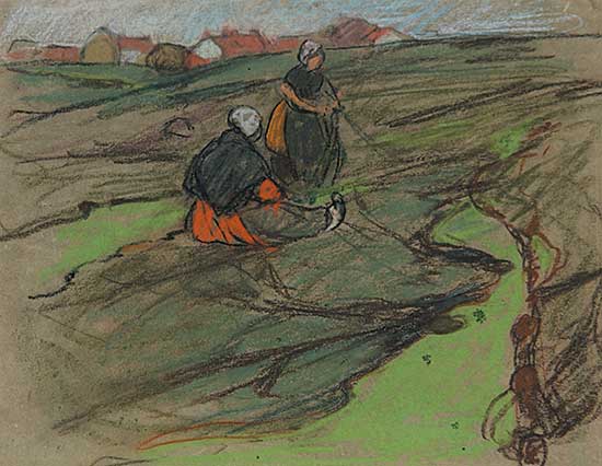 #656 ~ Eastlake - Untitled - Working in the Field