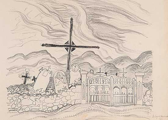 #703 ~ Haworth - Untitled - The Old Cross