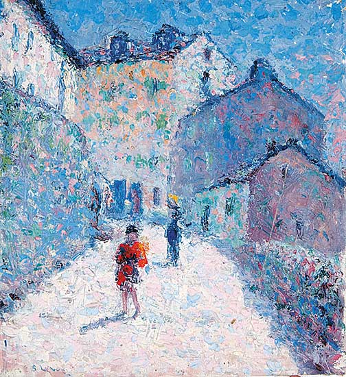 #726 ~ Lowe - Untitled - Mediterranean Village