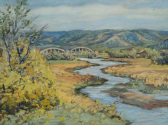 #731 ~ Luthi - The Qu'Appelle River at end of Katepwa