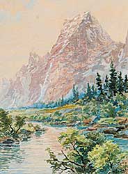 #785 ~ Sadd - Mount Geikie, Canadian Rockies, 1928