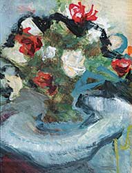 #806 ~ School - Untitled - Bouquet on a Table